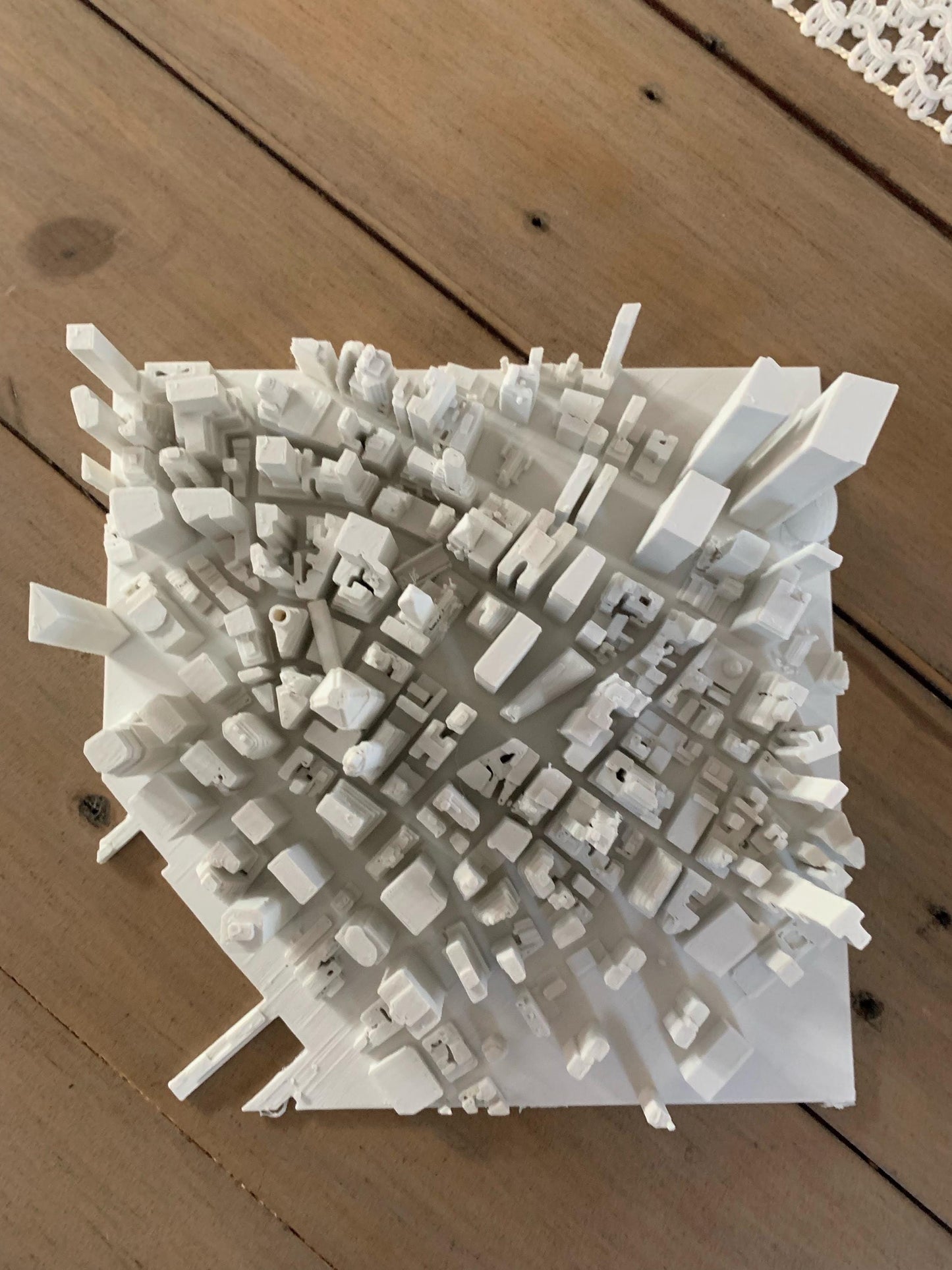 Massive 3D Printed Manhattan Map