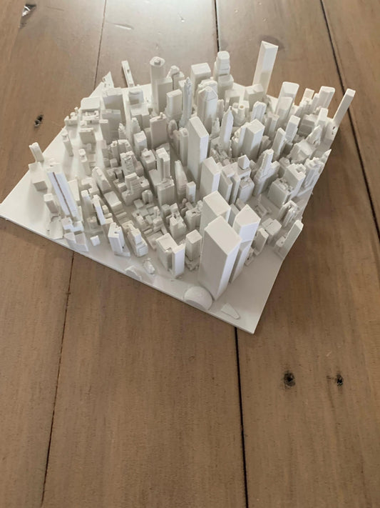 Massive 3D Printed Manhattan Map