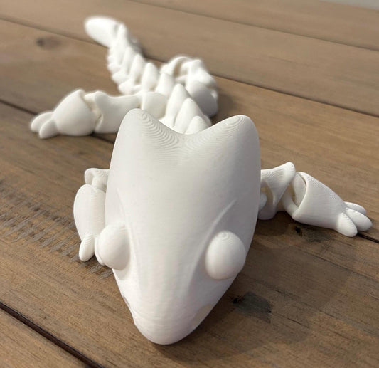 Lizard Skeleton Keychain / Backpack Accessory