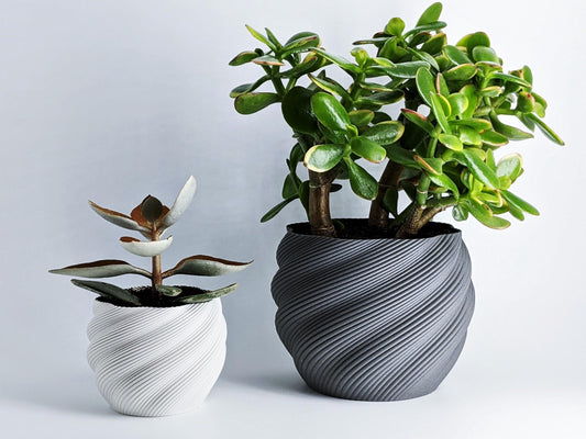 Modern 3D printed planter, Sleek Minimalist Design