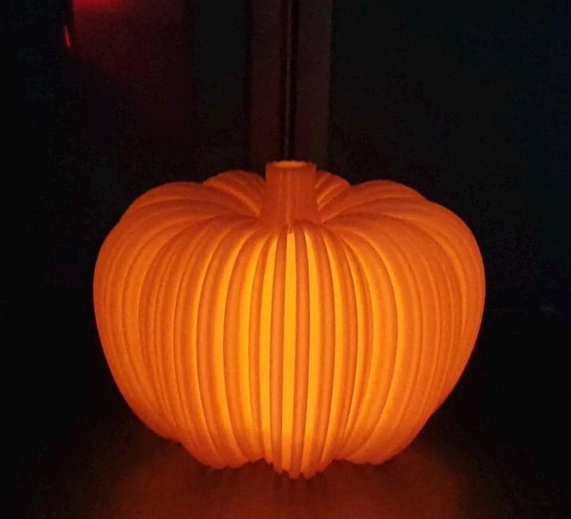 3D Printed Pumpkin Decoration, Fall Home Decor