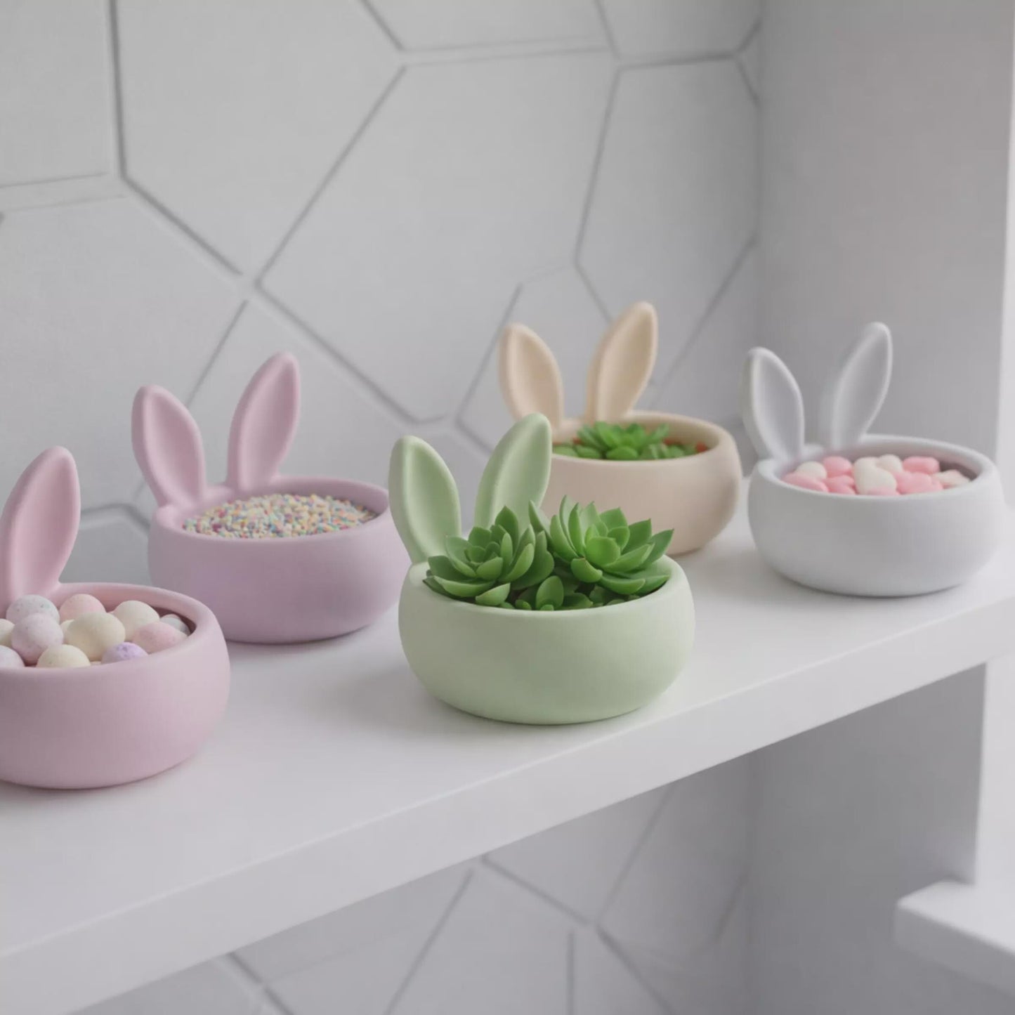Easter Bunny Ear Pot